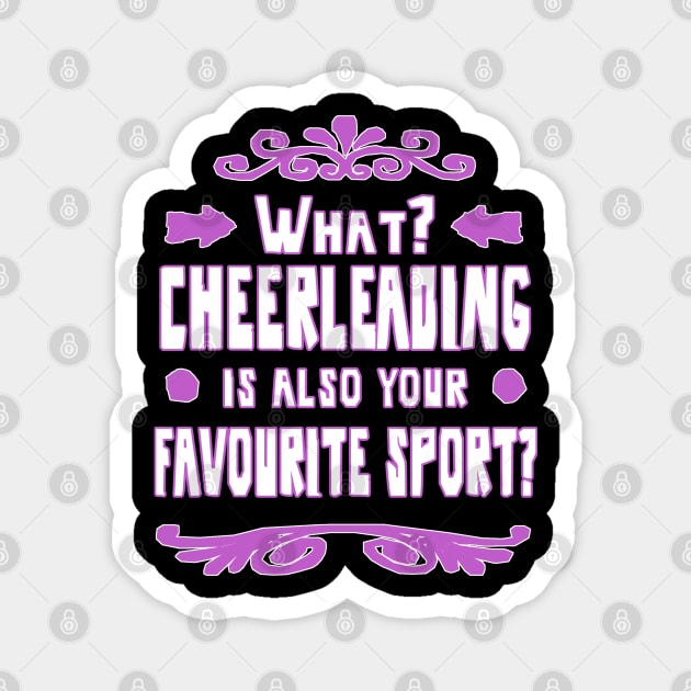 Cheerleader Sport Gift Idea Girls Magnet by FindYourFavouriteDesign