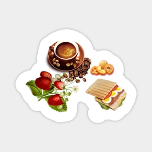 Breakfast On The Go Magnet