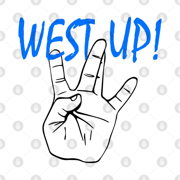 WS UP! blue 4 by undergroundART