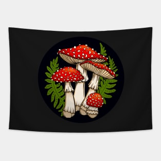 Magic Mushrooms Tapestry