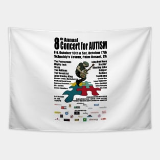 8th Annual Concert for Autism flyer Tshirt 2015 Tapestry