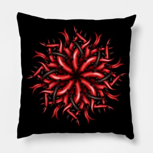 Demon Tentacles Weird Goth Art Pillow