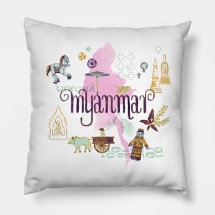 Drawings from Myanmar Pillow