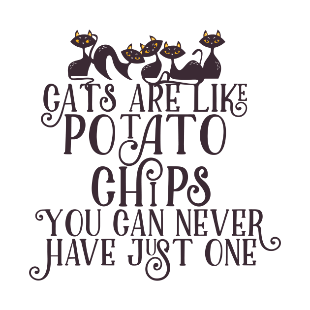 Cats are like potato chips. by erinpriest