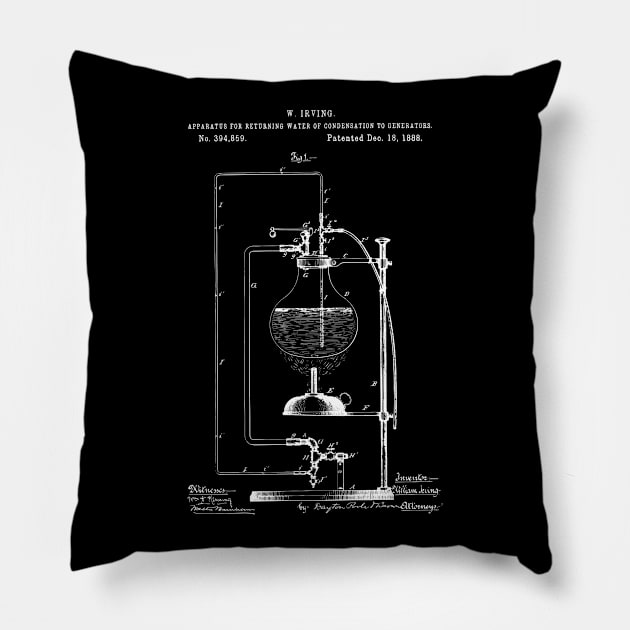 Laboratory Equipment Pillow by GoshaDron