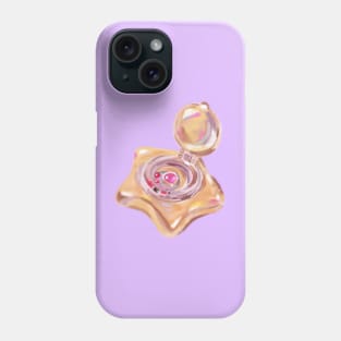 moon music box locket pocket Phone Case