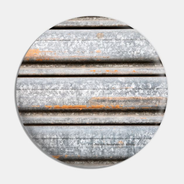 Grunge Grey Rusty Metal Fence 2 Pin by textural