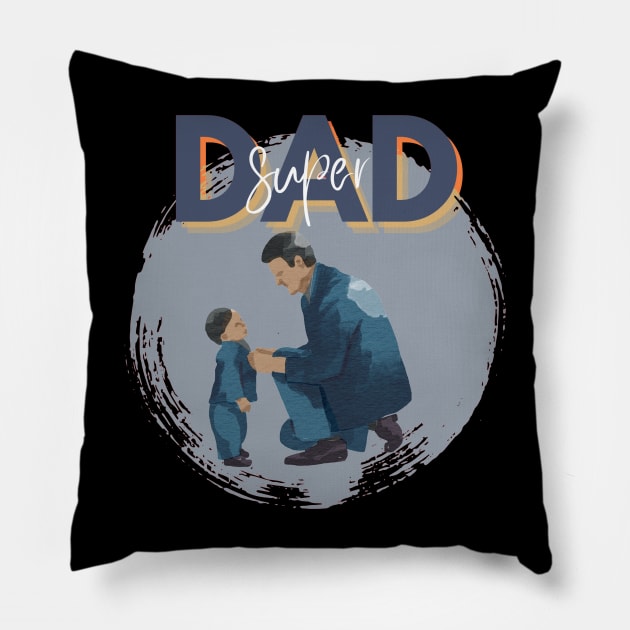 Super Dad Pillow by Double You Store