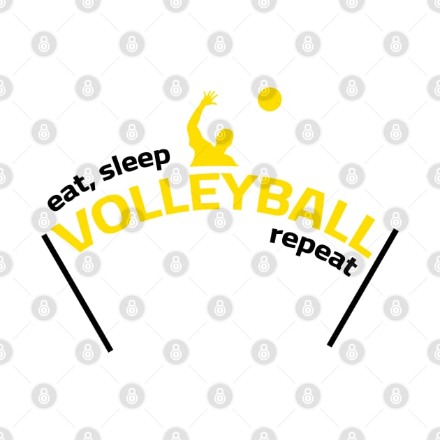 Eat Sleep Volleyball Repeat by PaulJus