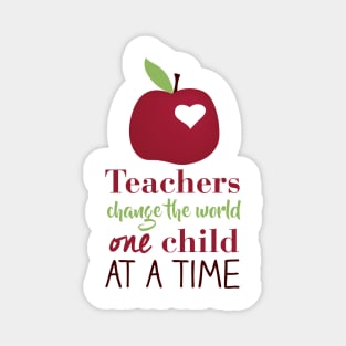 Teachers Change The World Magnet