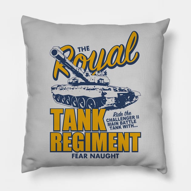 Royal Tank Regiment Pillow by Firemission45