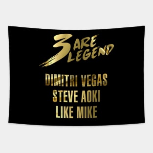 3 ARE LEGENDS - techno music collector Tapestry