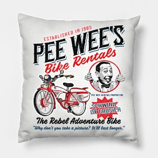 Pee Wee Herman Bike Rentals Lts Pillow