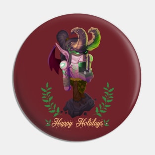 Illidan Holiday Nutcracker Pin