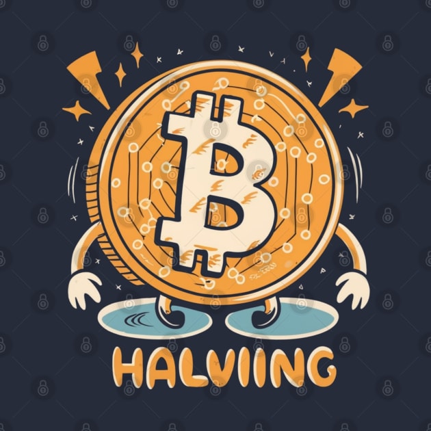 Bitcoin halving by Ridzdesign