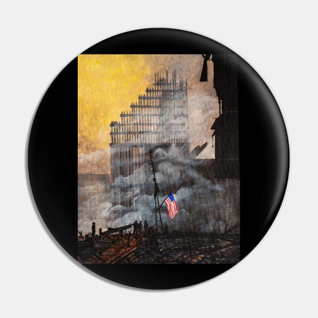 Ground Zero Recovery Pin by Matt Starr Fine Art