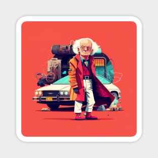 Back to the future Doc Brown Magnet