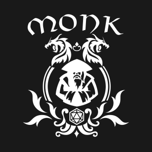 Dnd Monk Class Symbol Print T-Shirt