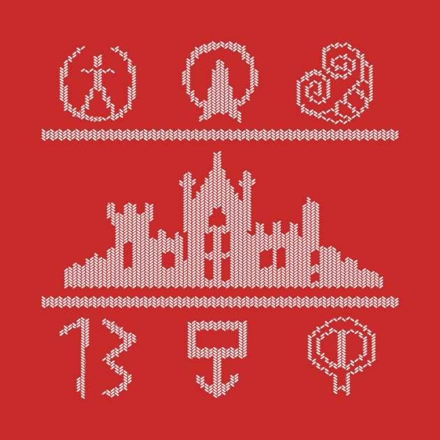 Alton Towers Xmas sweater by AnderGear