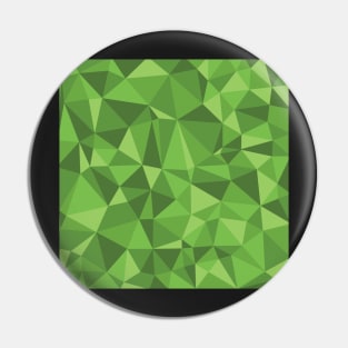 Green Triangles Pin