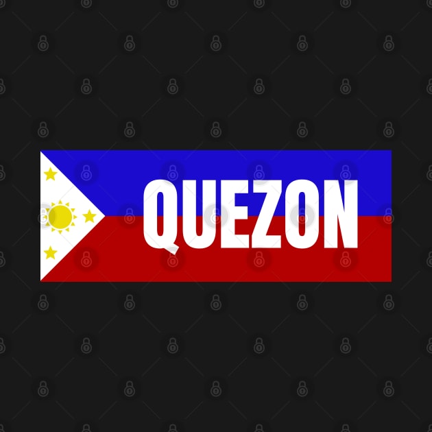 Quezon City in Philippines Flag by aybe7elf