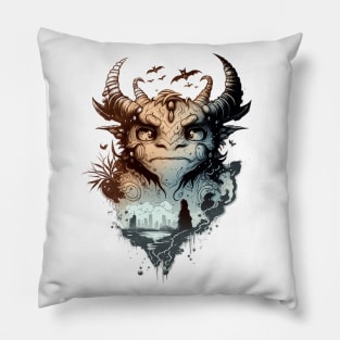 Mystical fantasy character. Pillow