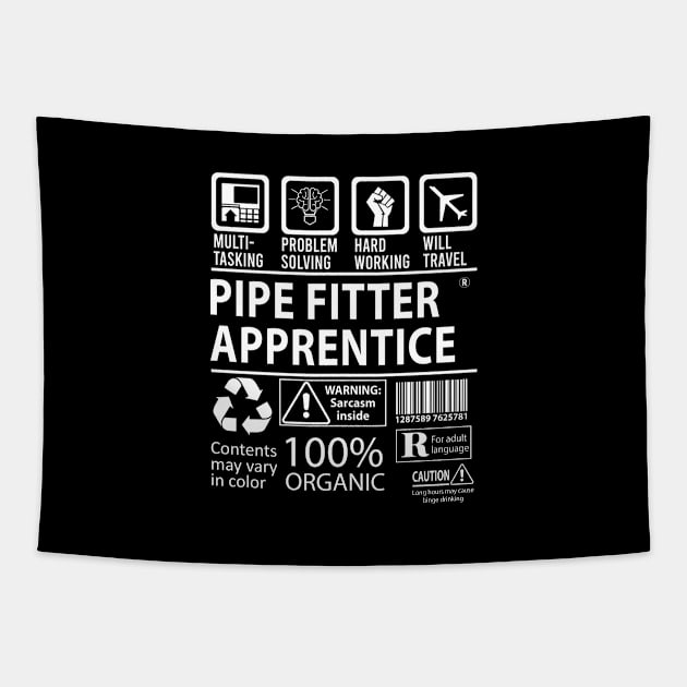 PIPE FITTER APPRENTICE Tapestry by Aquastal