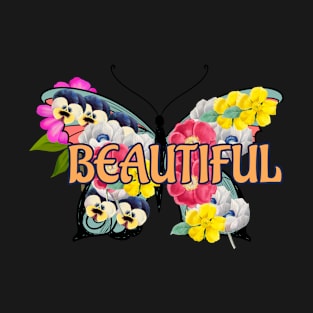 Beautiful Butterfly Design T-Shirt