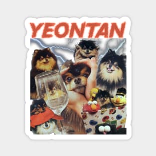 Yeontan BTS V's Dog Graphic Design Magnet