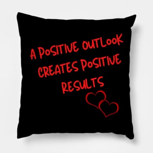 A positive outlook Pillow