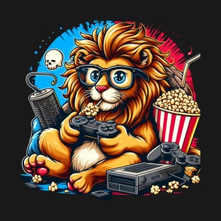 Gaming Lion - Perfect for video games fans T-Shirt