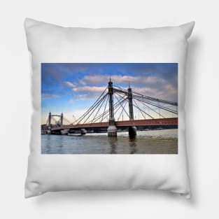 Albert Bridge River Thames London Pillow