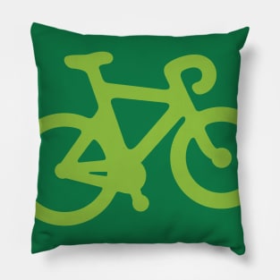 Green Bike Pillow