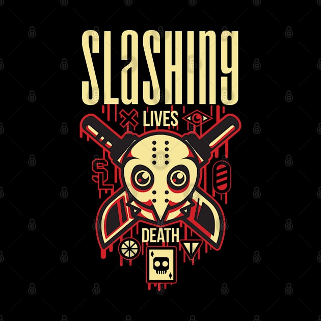 Slashing Lives Death by Pixel Poetry