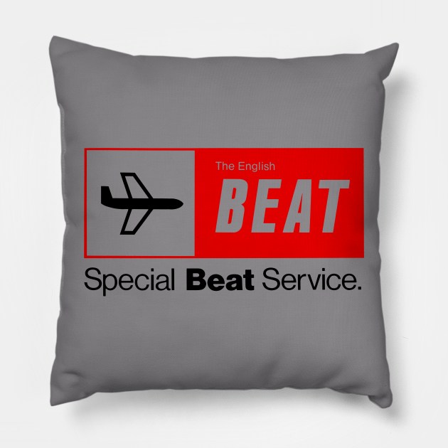 Vintage The English Beat Pillow by Cataleyaa