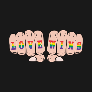 Love Wins - Pride Flag T-Shirt