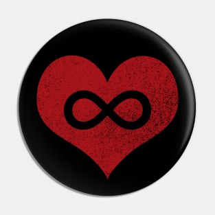 Infinite Love (faded) Pin