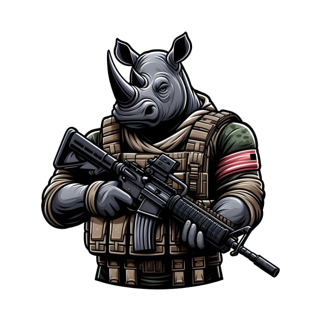 Tactical Rhino by Rawlifegraphic