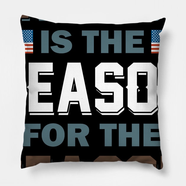 Treason Is The Reason For The Season Pillow by nikolay