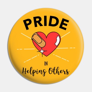 Pride in Helping Others Volunteering Pin