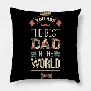 best father in the world Pillow