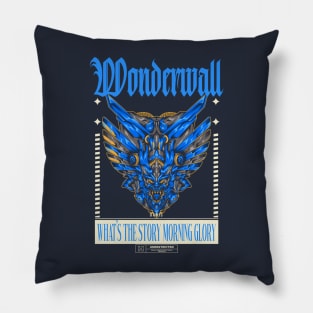 wonderwall What's the Story Morning Glory Pillow