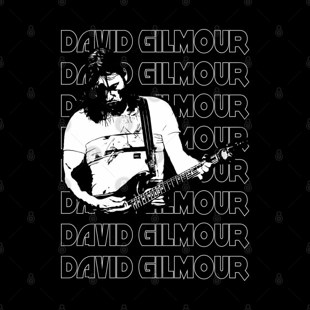 David gilmour, white | vintagemusic by Degiab
