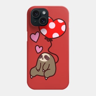 Sloth Valentine Balloon Phone Case
