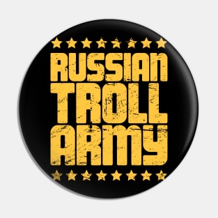 Funny Russian Troll / Internet Bot Pin