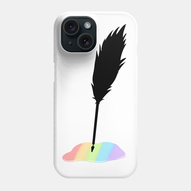 Quill and Ink Phone Case by pikocatari