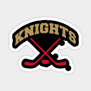 Golden Knights Hockey Small Logo Magnet