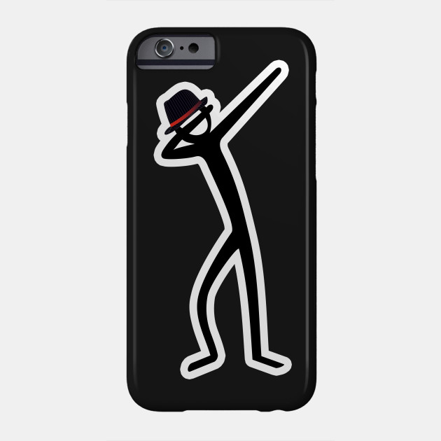 Dabbing Stick Figure - Gangster Hat