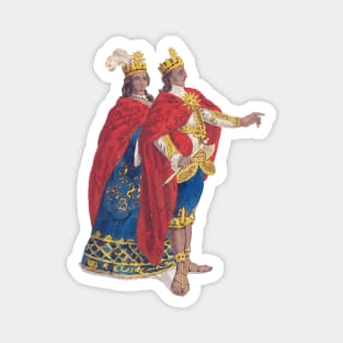 Man and woman in Inca garb Magnet