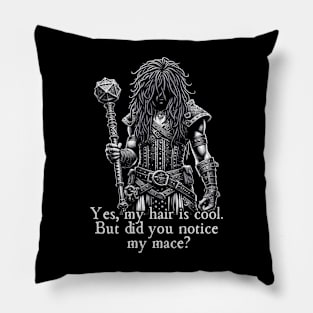 Warrior with a Mace Pillow